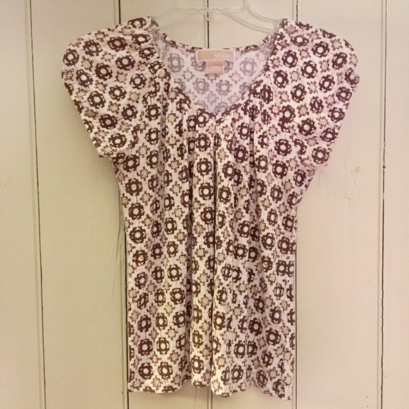 Beautiful Michael Kors geometric pattern top! - Picture 1 of 6
